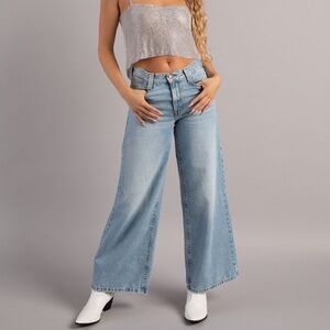 Levi’s 94 Baggy Jeans Pant Mid Wide Denim Classic Y2K Festival Concert Blue 34